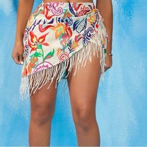 French side wrap skirt